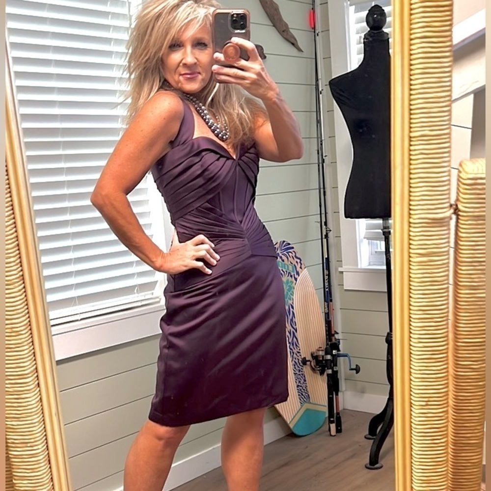 NWT,Zac Posen,Truly Couture Cocktail Slimming,Corseted -Bodice,Halter, Size 8
